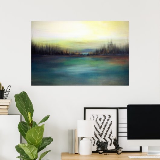 Winter Horizon Poster (Heimbüro)