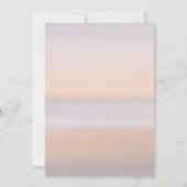 Winter Horses Wedding Brunch Einladung (Rückseite)