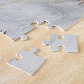 Winter-Hund-Strickmütze Schnee Puzzle (Seite)