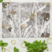 Winter Hunting Camouflage Look Geschirrtuch (Gefaltet)