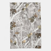 Winter Hunting Camouflage Look Geschirrtuch (Vertikal)