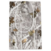 Winter Hunting Camouflage Look Mittlere Geschenktüte (Vorderseite)