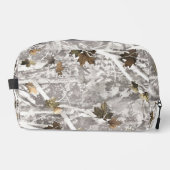 Winter Hunting Camouflage Look Waschbeutel (Vorderseite)