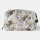 Winter Hunting Camouflage Look Waschbeutel (Rückseite)