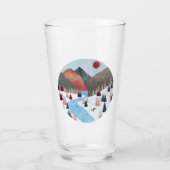 Winter Hunting Fox Glas (Vorderseite)