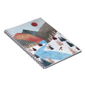 Winter Hunting Fox Notizblock (Rechte Seite)