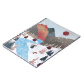 Winter Hunting Fox Notizblock (Linke Seite)