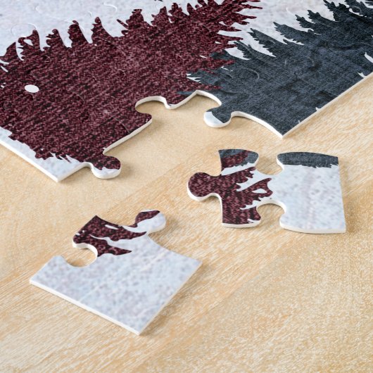 Winter Hunting Fox Puzzle (Seite)