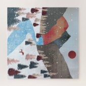 Winter Hunting Fox Puzzle (Horizontal)