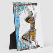 Winter-Hütte Fotoplatte (Seite)