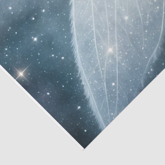 Winter Ice Fairy Queen with Crystal Wings Fantasy Seidenpapier (Ausschnitt)