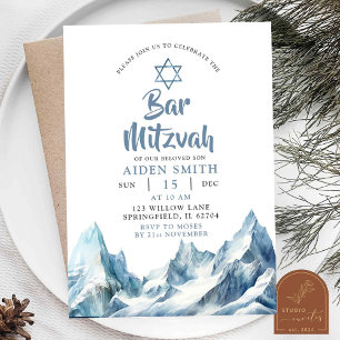 Winter Iceberg Bar Mitzvah Einladung