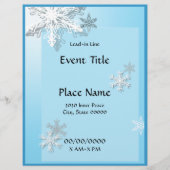 Winter Icy Snowflakes Event Flyer (Vorne)