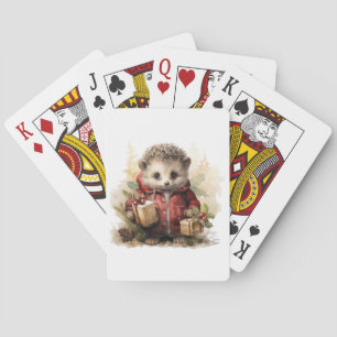 Winter Igel Playing Cards Spielkarten