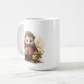 Winter Igel Tasse (Vorderseite Links)