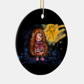 Winter-Igels-Verzierung Keramikornament (Rechts)