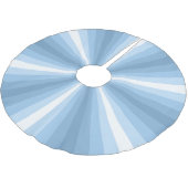 Winter Illusion Tree Skirt Polyester Weihnachtsbaumdecke (Schrägansicht)