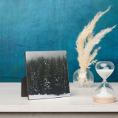 Winter im Bergwald Fotoplatte (InSitu)