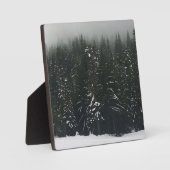 Winter im Bergwald Fotoplatte (Vorderseite)