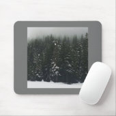 Winter im Bergwald, Oregon Mousepad (Mit Mouse)