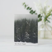 Winter im Bergwald, Oregon Postkarte (Stehend Vorderseite)