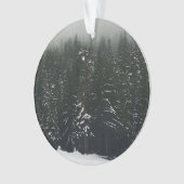 Winter im Bergwald Ornament (Vorderseite)