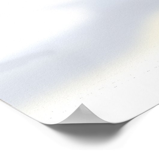 Winter im Birkenwald Poster (Ecke)