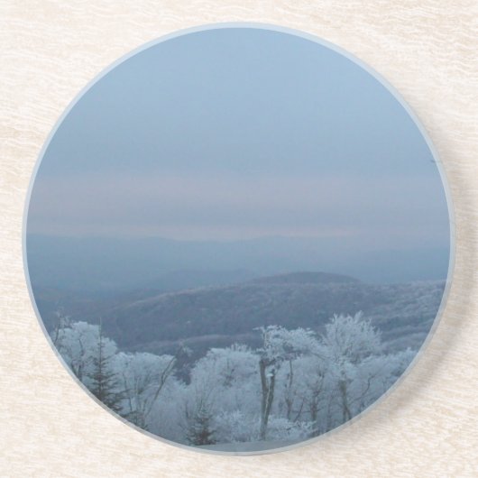 Winter im Blauen Ridge-Gebirge Getränkeuntersetzer (Vorne)