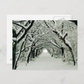 Winter im Heaton Park Postkarte (Vorne/Hinten)