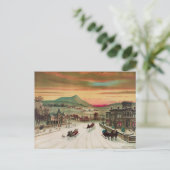 Winter im Land Postkarte (Stehend Vorderseite)