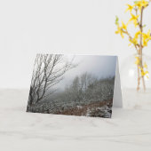 Winter im Macclesfield-Wald Karte (Gelbe Blume)