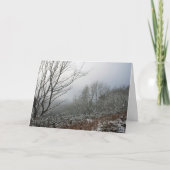 Winter im Macclesfield-Wald Karte (Vorderseite)