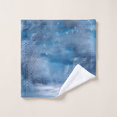 WINTER im magischen Wunderland Badhandtuch Set (Waschlappen)