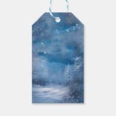 WINTER im magischen Wunderland Geschenkanhänger (Rückseite)
