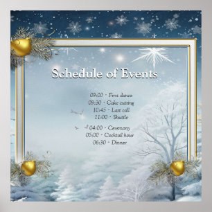 WINTER im magischen Wunderland Poster