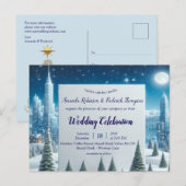 WINTER im magischen Wunderland Postkarte (Vorne/Hinten)