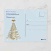 WINTER im magischen Wunderland Postkarte (Rückseite)