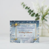 WINTER im magischen Wunderland Postkarte (Stehend Vorderseite)