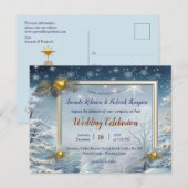 WINTER im magischen Wunderland Postkarte (Vorne/Hinten)