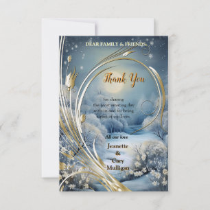 WINTER im magischen Wunderland RSVP Karte