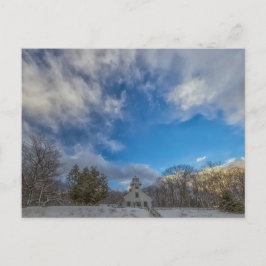 Winter im Mission Point Lighthouse Postkarte