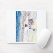 Winter im Nubble LIghthouse in Maine Mousepad (Mit Mouse)