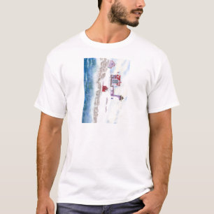 Winter im Nubble LIghthouse in Maine T-Shirt