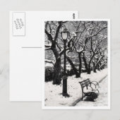 Winter im Park - Postkarte (Vorne/Hinten)