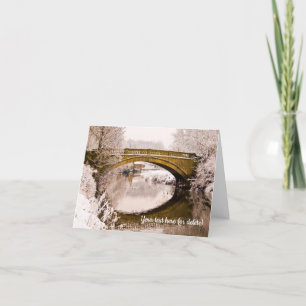 Winter im Pollok Park, Glasgow, Schottland Karte