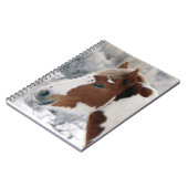 Winter im Sandwaschbecken Notizblock (Linke Seite)