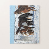 Winter im Sandwaschbecken Puzzle (Vertikal)