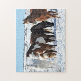 Winter im Sandwaschbecken Puzzle