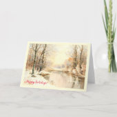 Winter im Spreewald Karte (Vorderseite)