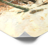 Winter im Spreewald Poster (Ecke)